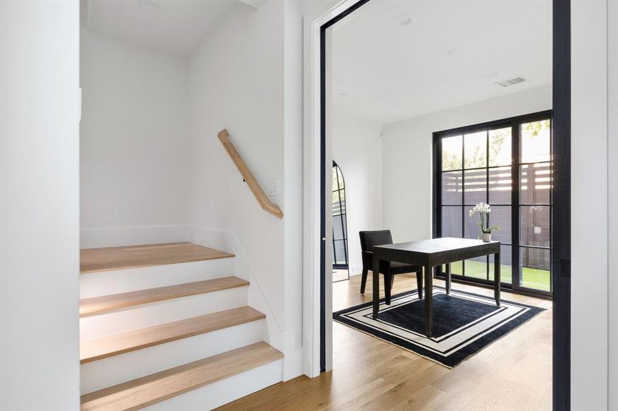 Furnished interior view inside a new home in , Dallas (Image 17).