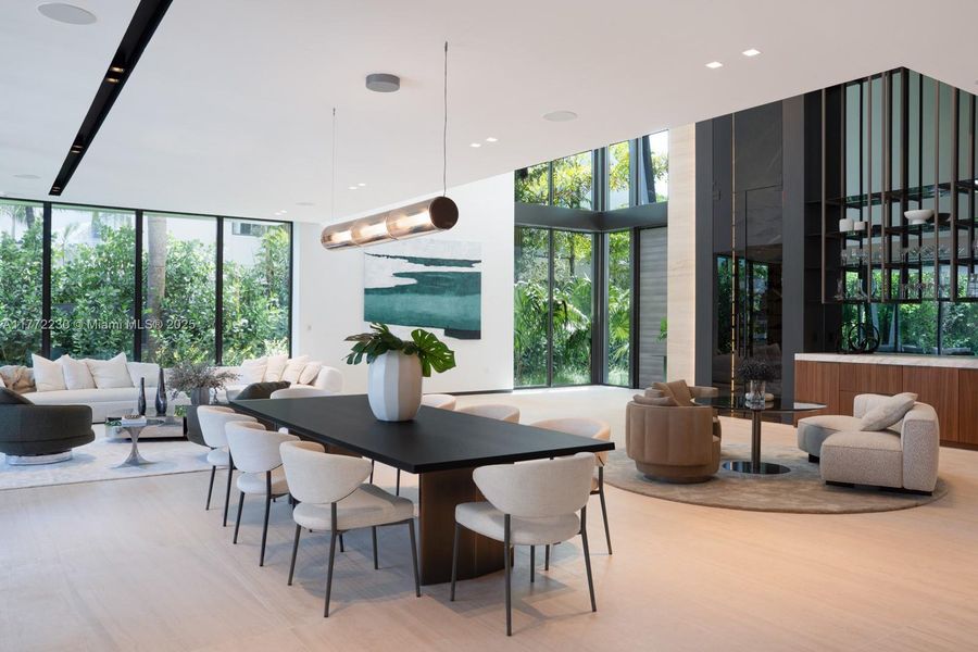 Furnished interior view inside a new home in , Miami Beach (Image 3). Furnished interior view inside a new home in , Miami Beach (Image 3).