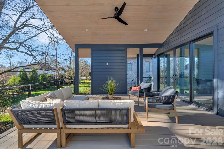 Exterior details and patio area of a home in , Charlotte (Image 23).