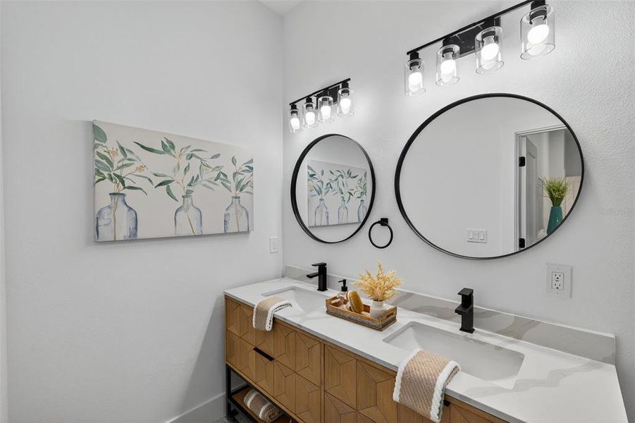 Furnished interior view inside a new home in , Tampa (Image 43). Furnished interior view inside a new home in , Tampa (Image 43).