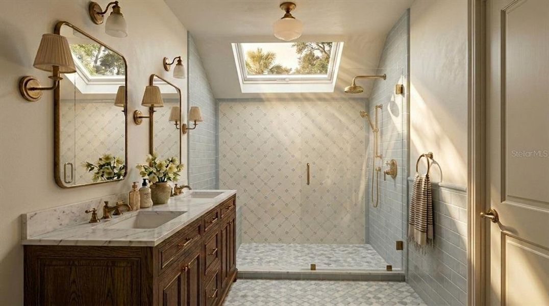 Furnished interior view inside a new home in , Parrish (Image 8).