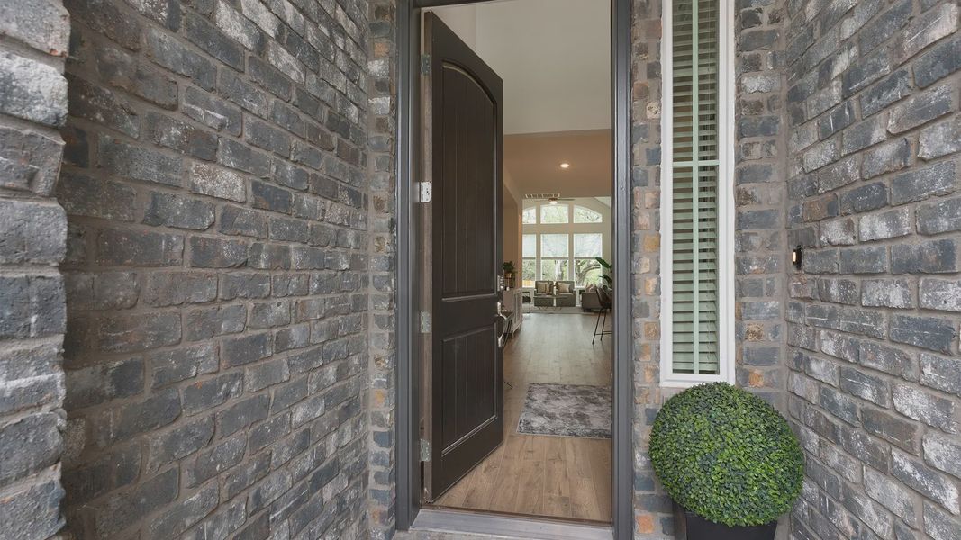 Representative exterior details of a home built from the Maddy by Chesmar Homes in The Grove at Blackhawk, Pflugerville (Image 3). Representative exterior details of a home built from the Maddy by Chesmar Homes in The Grove at Blackhawk, Pflugerville (Image 3).