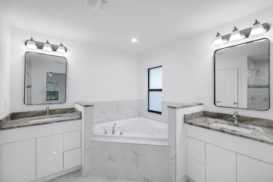 Furnished interior view inside a new home in , Lehigh Acres (Image 10).