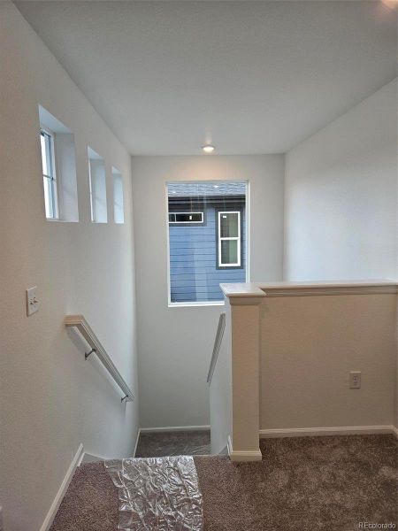 Furnished interior view inside a new home in The Cottages Collection at Ridgeline Vista, Brighton (Image 6). Furnished interior view inside a new home in The Cottages Collection at Ridgeline Vista, Brighton (Image 6).