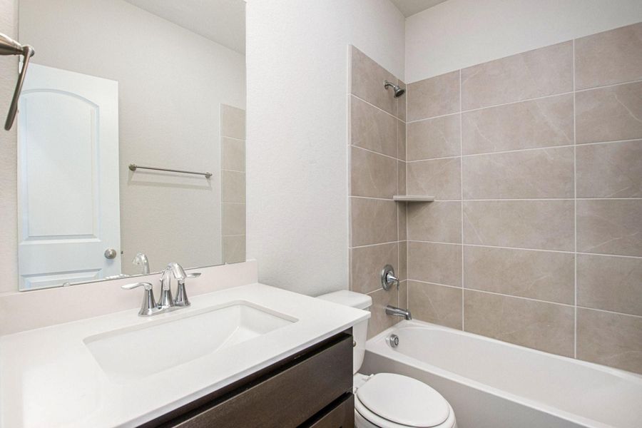 Furnished interior view inside a new home in , Bay City (Image 12). Furnished interior view inside a new home in , Bay City (Image 12).