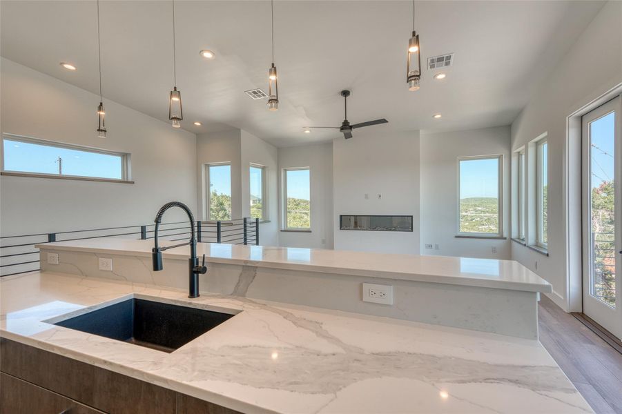 Furnished interior view inside a new home in , Jonestown (Image 10).