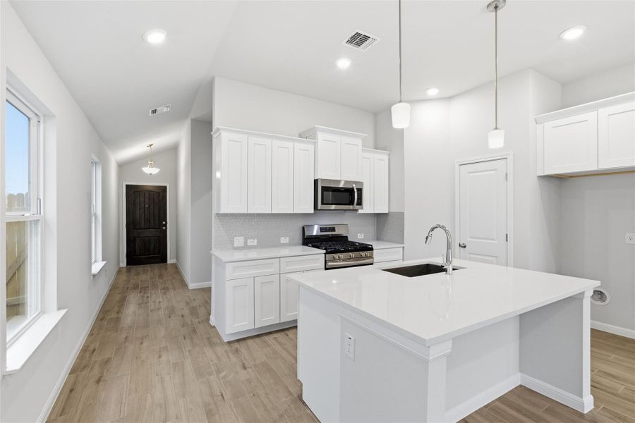 Furnished interior view inside a new home in Butler Farms, Liberty Hill (Image 5).