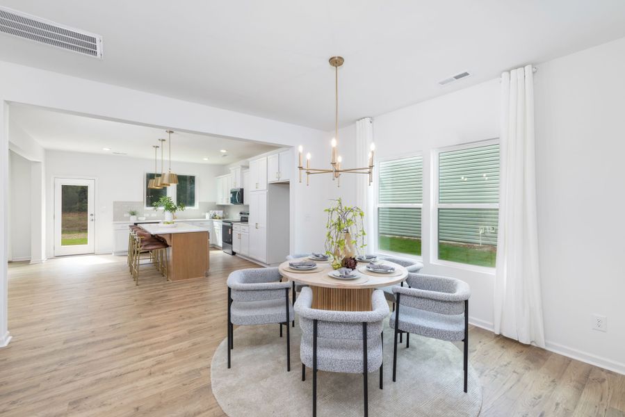 Furnished interior view inside a new home in Nathans Ridge, Lillington (Image 7).