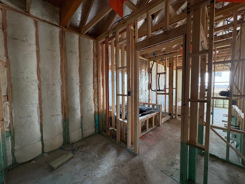 Primary closet Primary closet