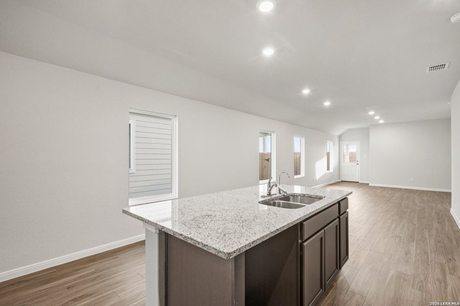 Furnished interior view inside a new home in Dauer Ranch, New Braunfels (Image 8).