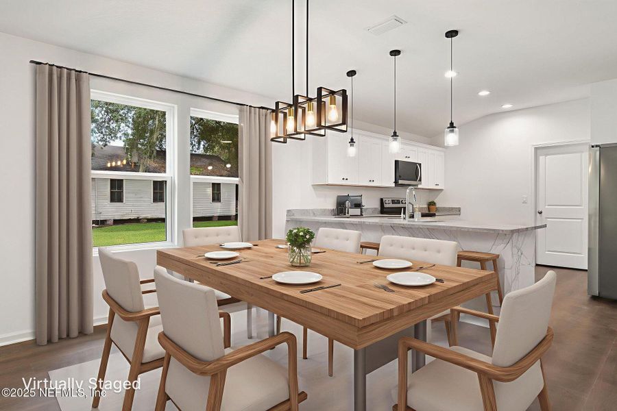Furnished interior view inside a new home in , Green Cove Springs (Image 17).