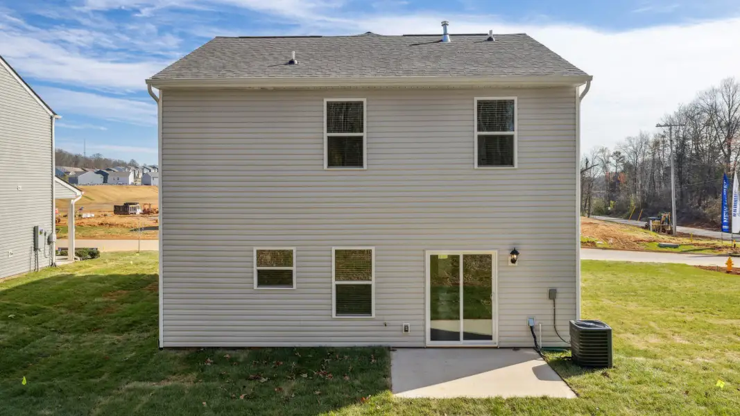 Exterior details and patio area of a home in Keebler Meadows, Johnson City (Image 4).