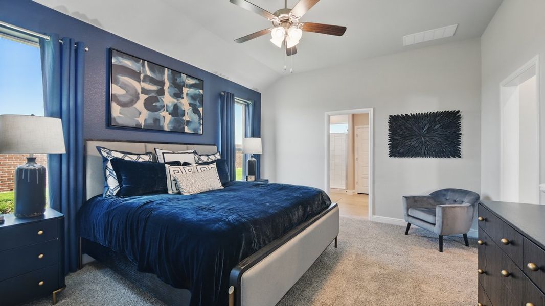 Furnished interior view inside a new home in Rock Creek West, Fort Worth (Image 23). Furnished interior view inside a new home in Rock Creek West, Fort Worth (Image 23).