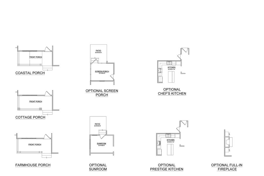 2D floor plan layout for the Sutton by Bill Clark Homes in Osprey Landing, Southport, NC (Image 4).