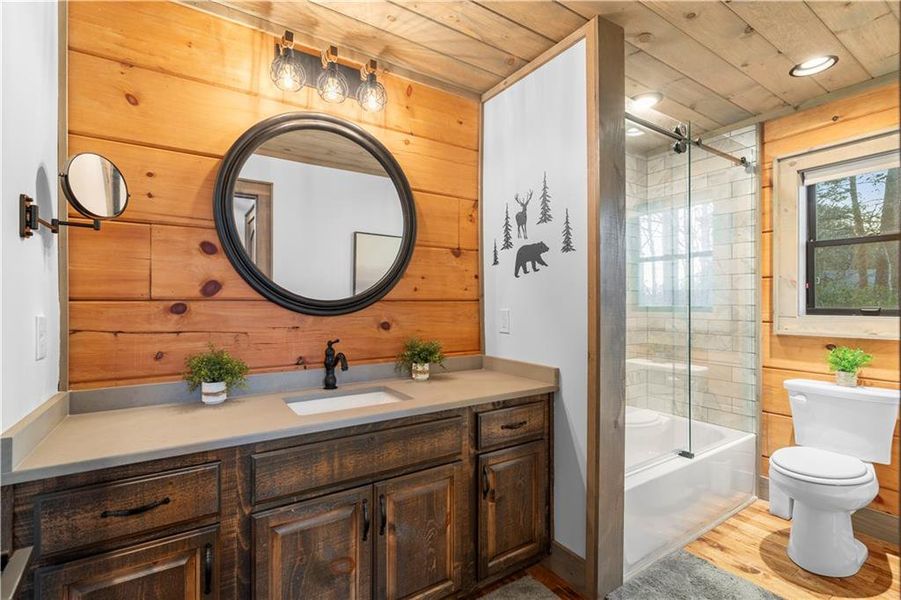 Furnished interior view inside a new home in , Cherry Log (Image 38).