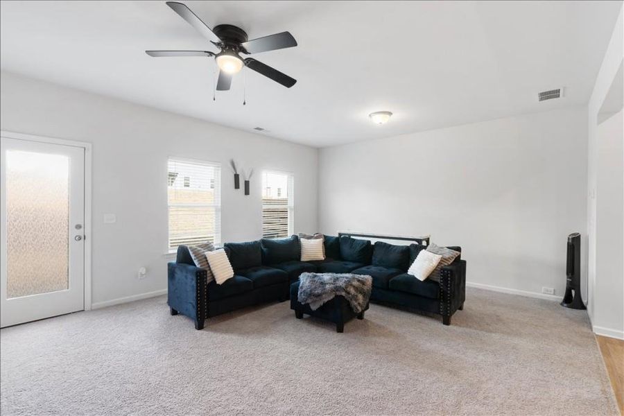 Furnished interior view inside a new home in , Cartersville (Image 7).