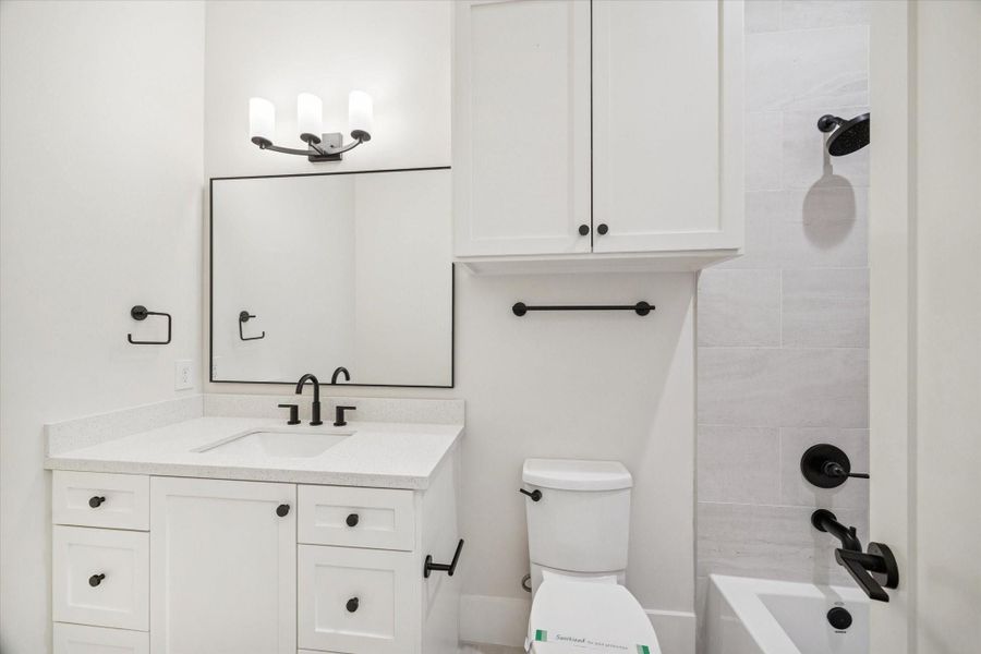 Furnished interior view inside a new home in , Houston (Image 11).