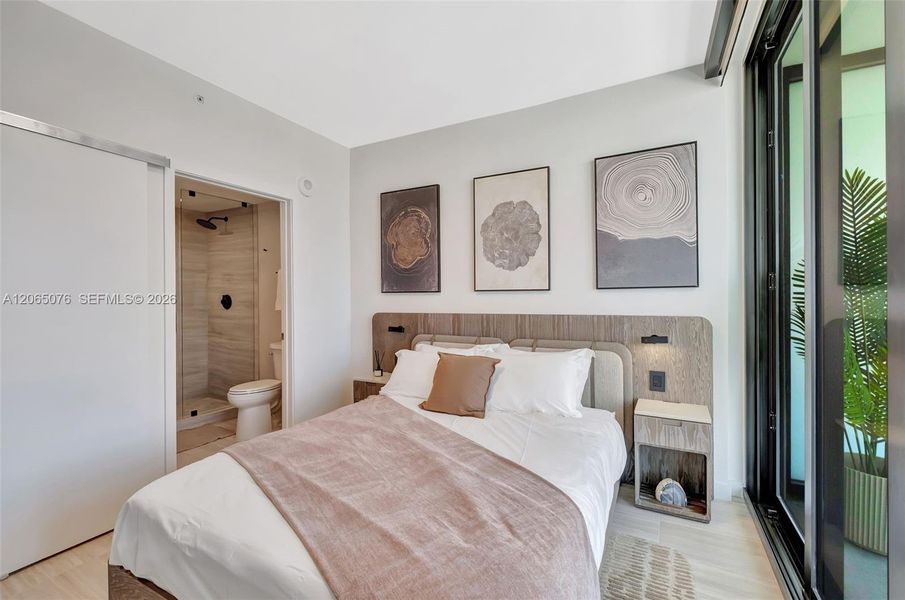 Furnished interior view inside a new home in 72 Park, Miami Beach (Image 7).