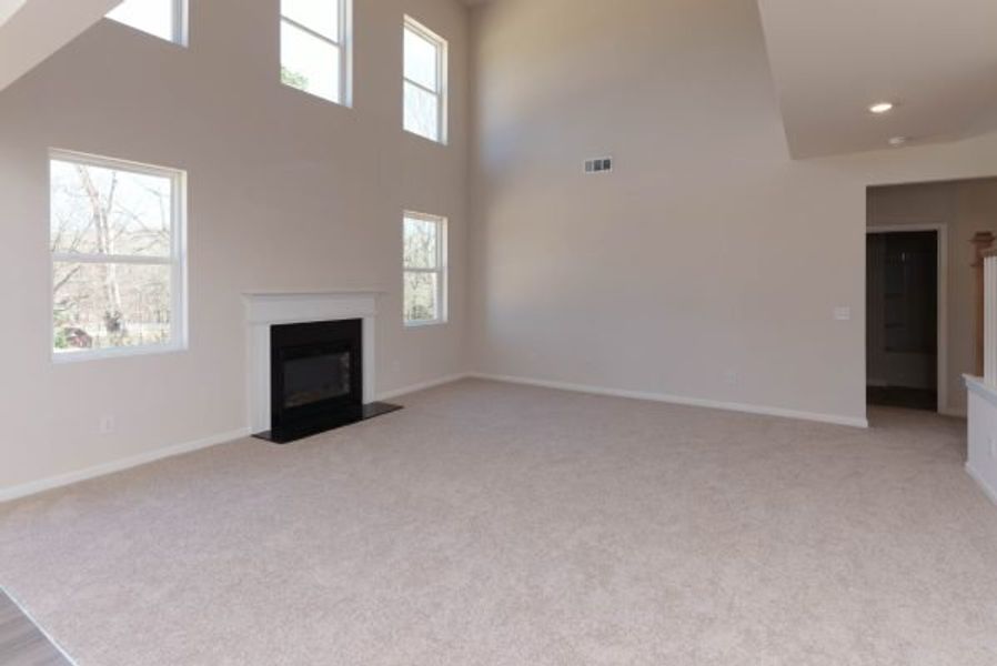 Representative unfurnished interior of a home built from the Clayton by Piedmont Residential in Hampton Ridge, Jefferson (Image 37).