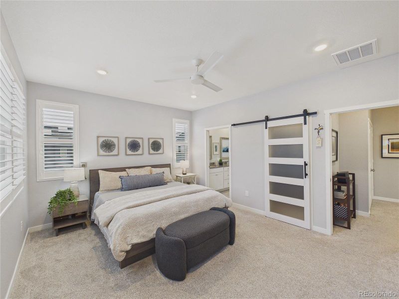 Furnished interior view inside a new home in Whisper Village, Arvada (Image 13).