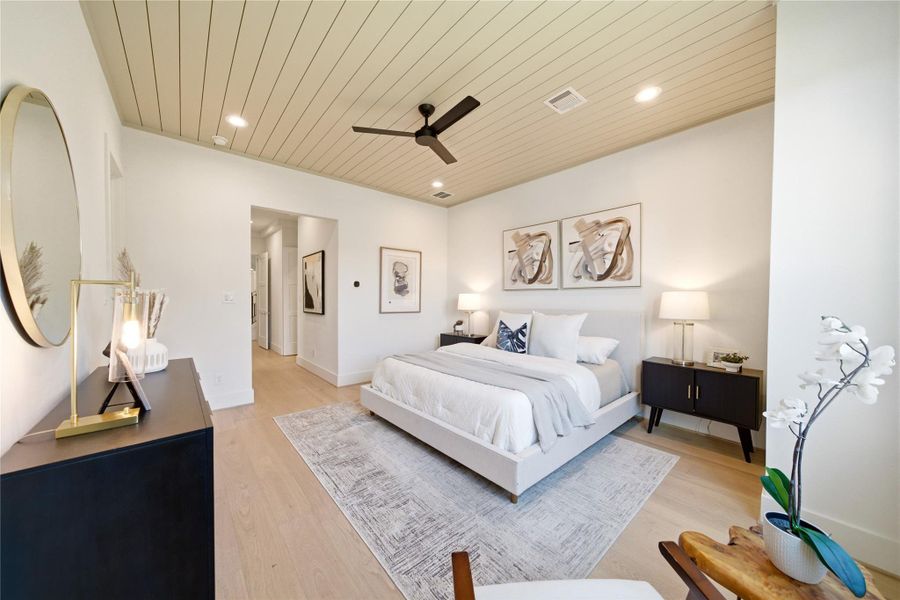 Furnished interior view inside a new home in , Houston (Image 13).