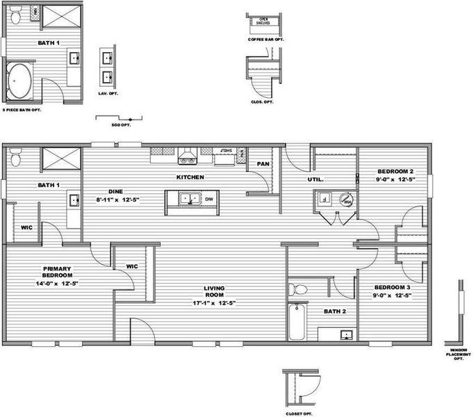 2D floor plan layout of this home in , Talking Rock, GA (Image 3).