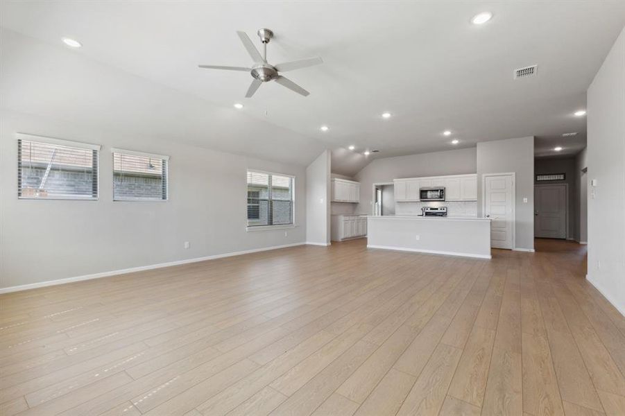 Living Room in the Diamond home plan by Trophy Signature Homes – REPRESENTATIVE PHOTO Living Room in the Diamond home plan by Trophy Signature Homes – REPRESENTATIVE PHOTO