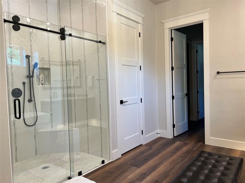 Bathroom large walk-in shower Bathroom large walk-in shower