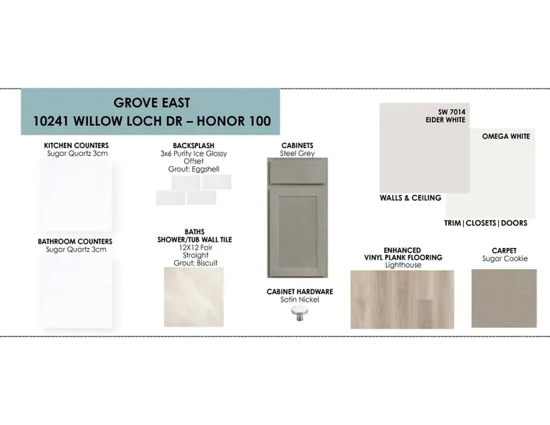 Sample of building materials used in homes in Grove East, Temple (Image 4). Sample of building materials used in homes in Grove East, Temple (Image 4).