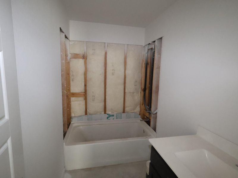 Furnished interior view inside a new home in Pinewood at Grand Texas, New Caney (Image 8).