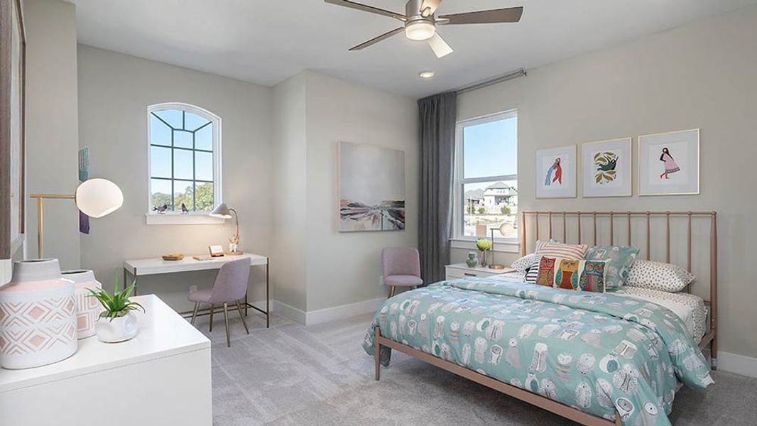 Representative furnished interior of a home built from the Arabella by Taylor Morrison in Travisso Naples Collection, Leander (Image 12). Representative furnished interior of a home built from the Arabella by Taylor Morrison in Travisso Naples Collection, Leander (Image 12).