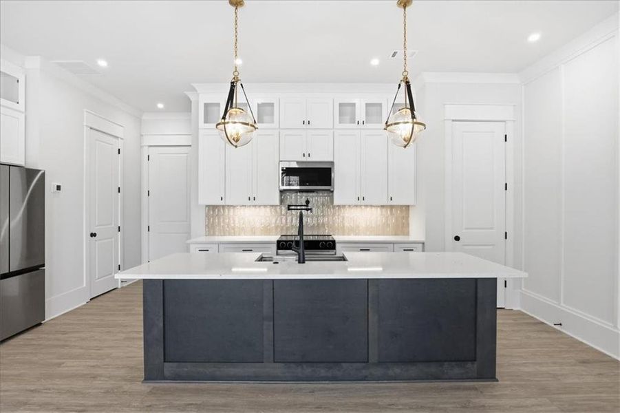 Furnished interior view inside a new home in , Braselton (Image 32).