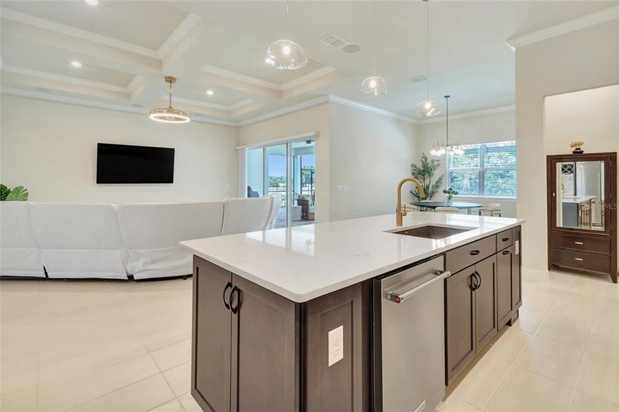 Furnished interior view inside a new home in , Orlando (Image 18).