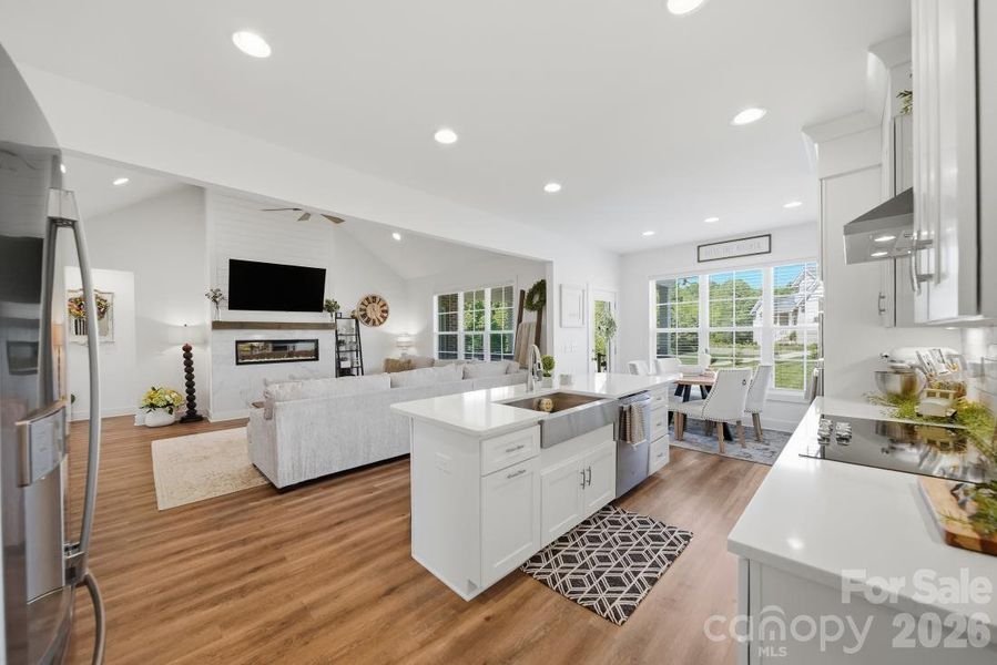 Furnished interior view inside a new home in , Granite Falls (Image 9).