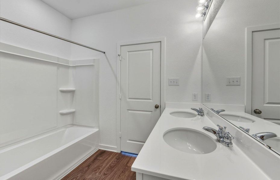Furnished interior view inside a new home in Sonterra, Jarrell (Image 8).