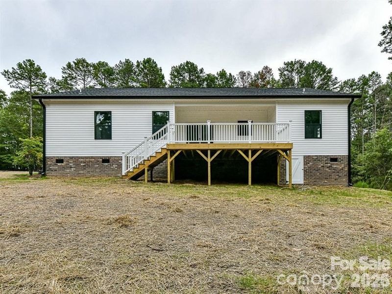 Exterior details and patio area of a home in , Marshville (Image 18).