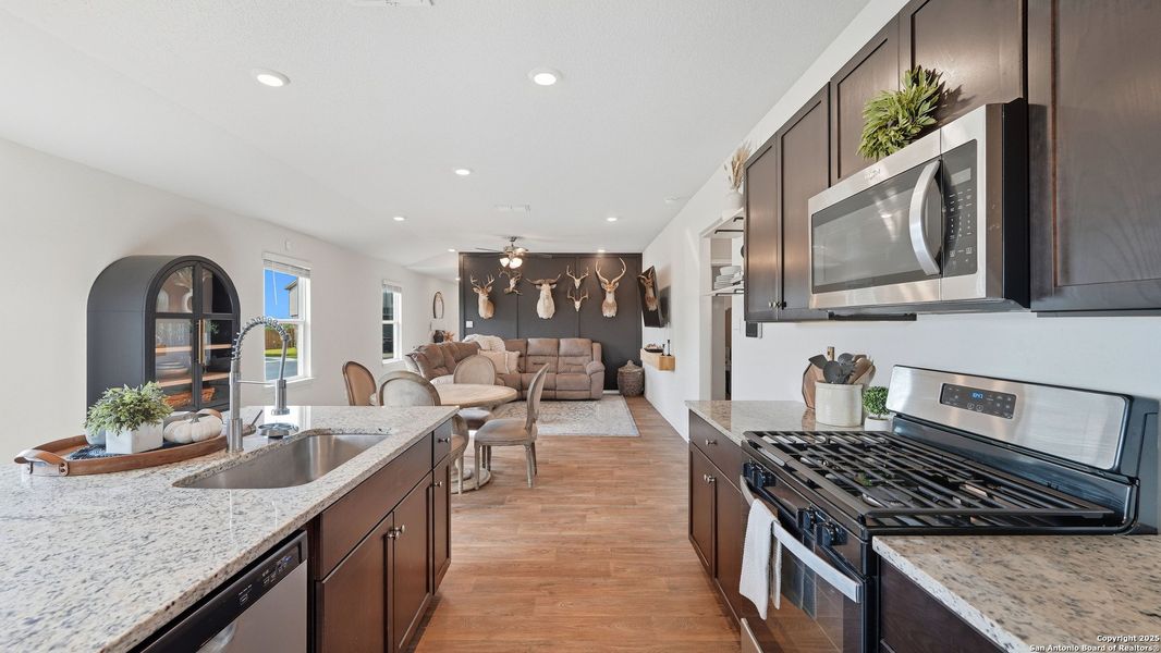 Furnished interior view inside a new home in , Floresville (Image 5).