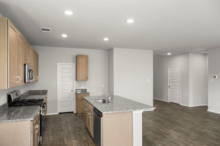 Furnished interior view inside a new home in Cloverleaf, Austin (Image 13).