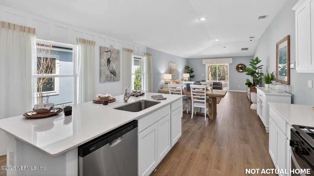 Furnished interior view inside a new home in Grand Reserve, Bunnell (Image 8).