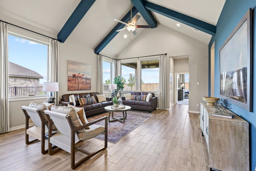 Representative furnished interior of a home built from the Oxford by Chesmar Homes in Nolina, Georgetown (Image 9). Representative furnished interior of a home built from the Oxford by Chesmar Homes in Nolina, Georgetown (Image 9).