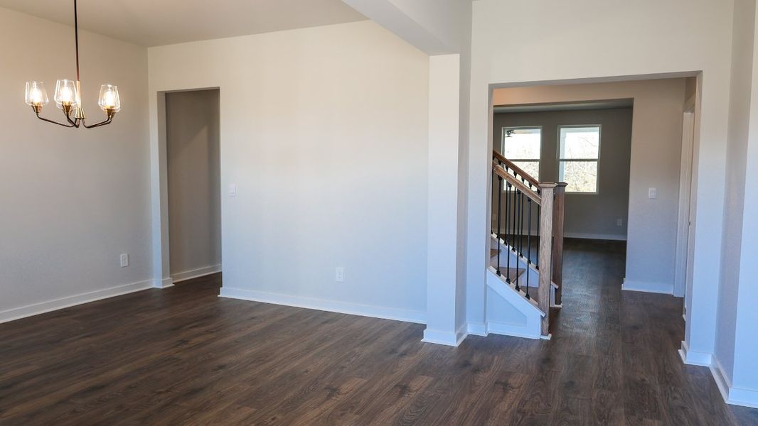 Representative unfurnished interior of a home built from the TISDALE by D.R. Horton in Harvest Point, Spring Hill (Image 21).