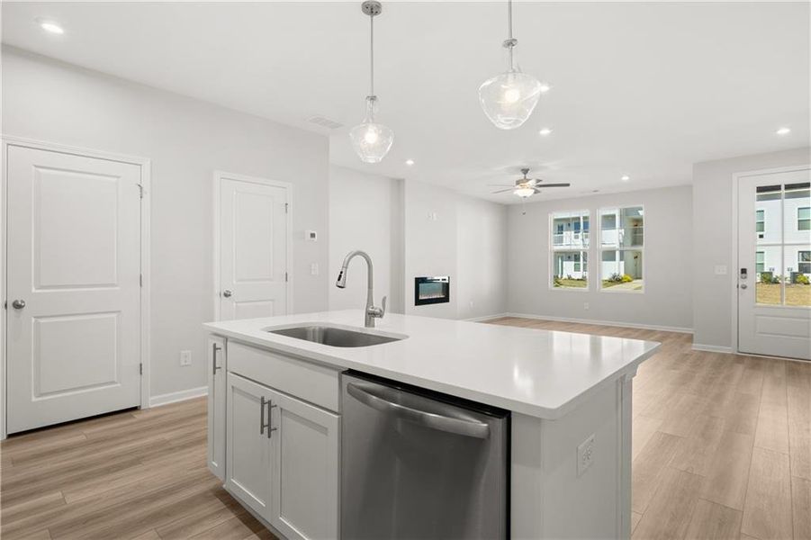 Furnished interior view inside a new home in Stegall Village, Emerson (Image 16). Furnished interior view inside a new home in Stegall Village, Emerson (Image 16).