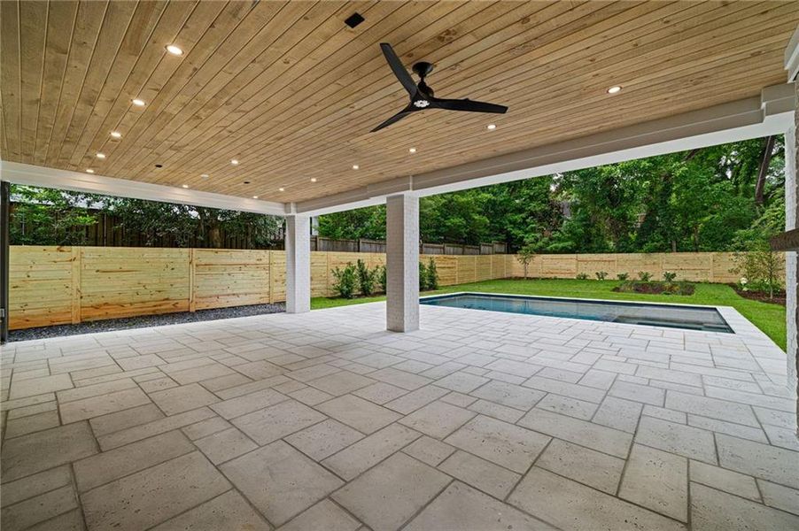 Exterior details and patio area of a home in , Atlanta (Image 33). Exterior details and patio area of a home in , Atlanta (Image 33).