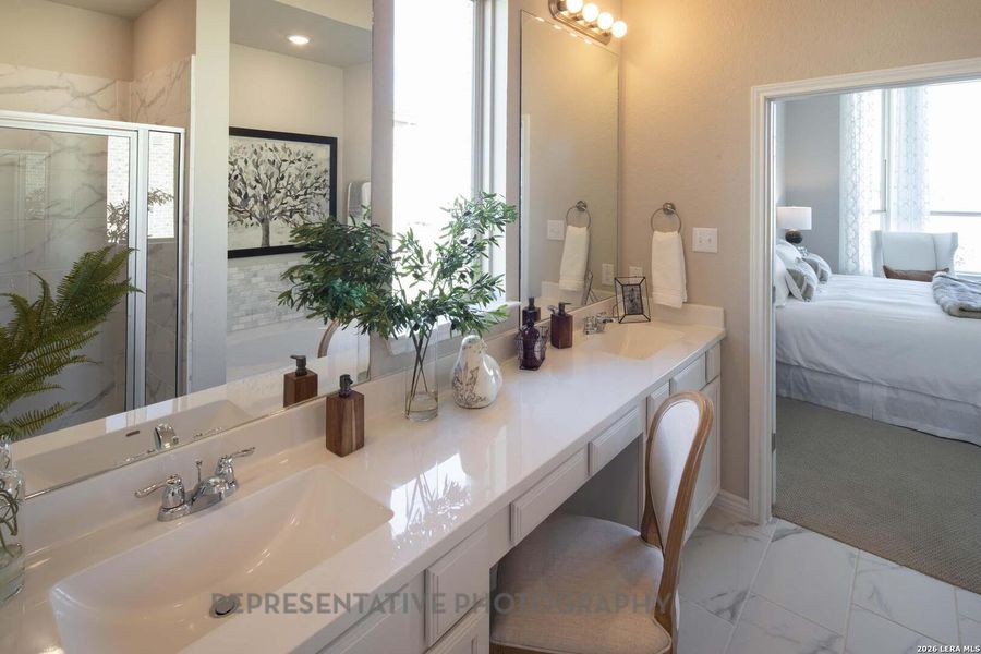 Furnished interior view inside a new home in Davis Ranch, San Antonio (Image 25).