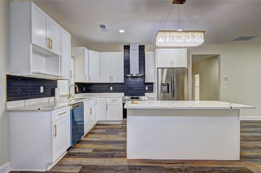 Furnished interior view inside a new home in , Atlanta (Image 7).
