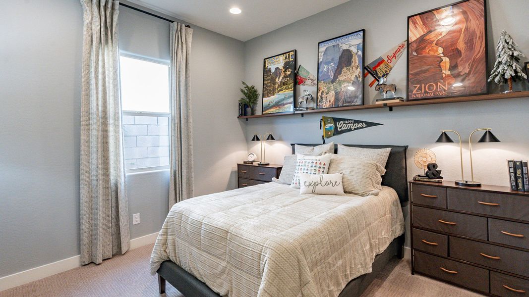Representative furnished interior of a home built from the Jade by DRB Homes in Hacienda at Estrella, Goodyear (Image 8).