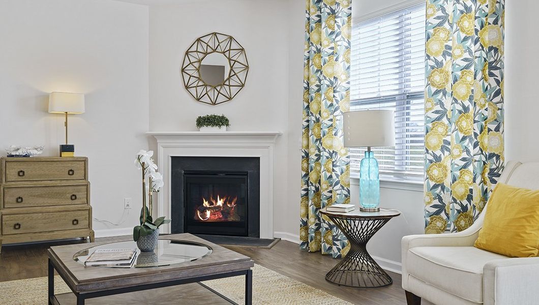 Representative furnished interior of a home built from the Penwell by D.R. Horton in Sage Grove, Lyman (Image 11).