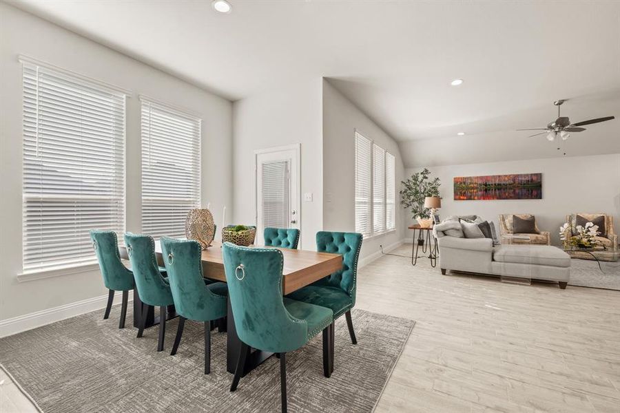 Furnished interior view inside a new home in Timberbrook, Justin (Image 13).
