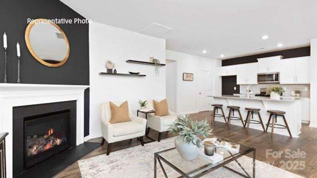 Furnished interior view inside a new home in Woodhaven at Chester, Chester (Image 8).