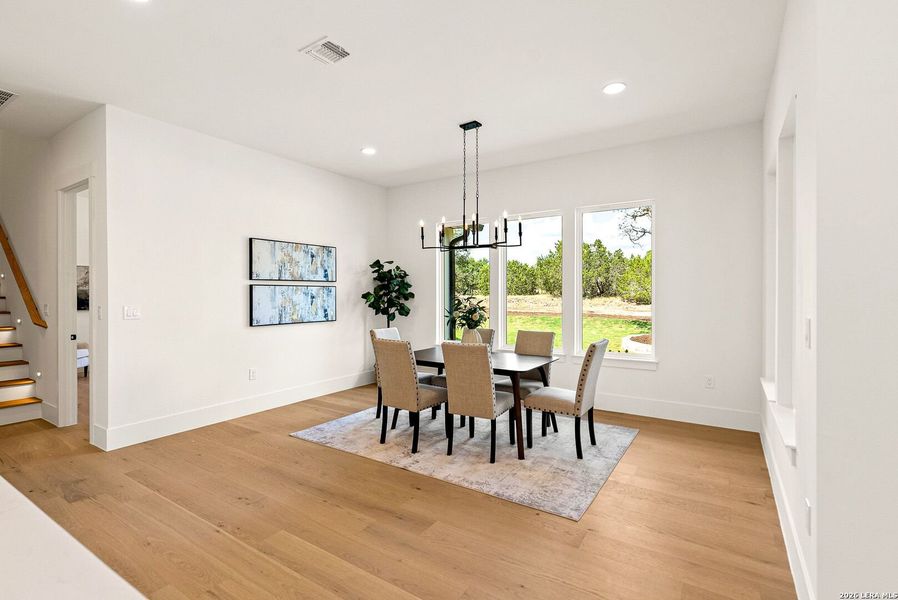 Furnished interior view inside a new home in , Boerne (Image 33).